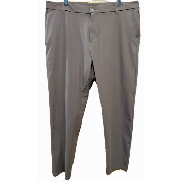 Lululemon Pants Mens 40x32 Cocoa Brown Classic Fit Warpstreme Commission Chino - Picture 1 of 6